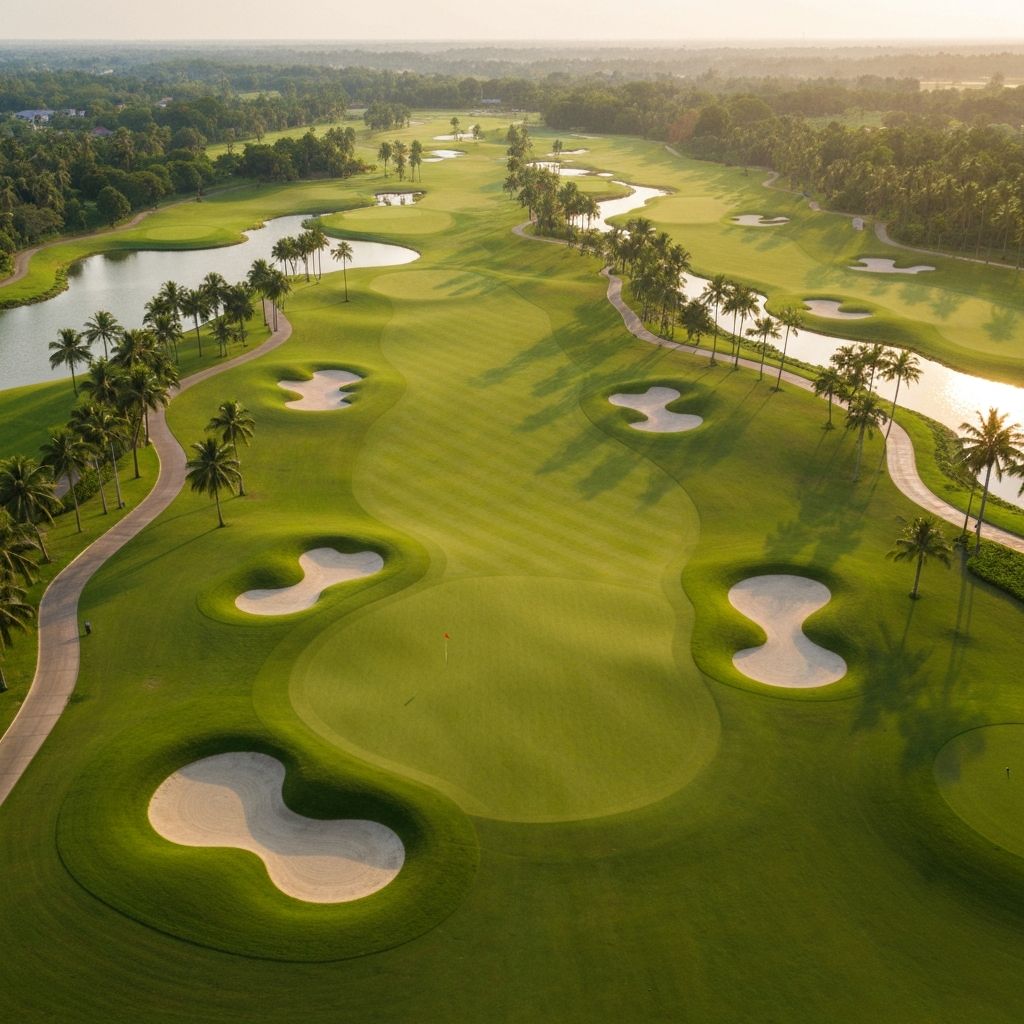 Golf course in Asia